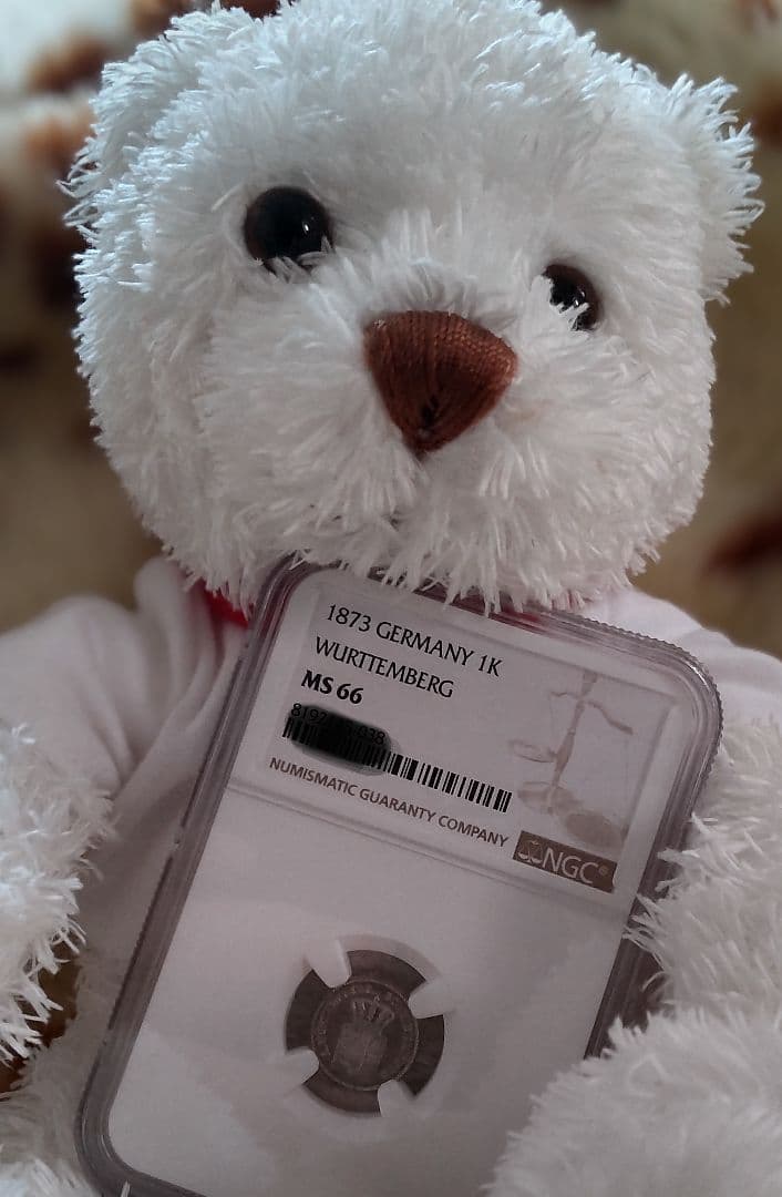 ✨月末セール！NGC MS66/1クロイツァー銀貨 ドイツ✨