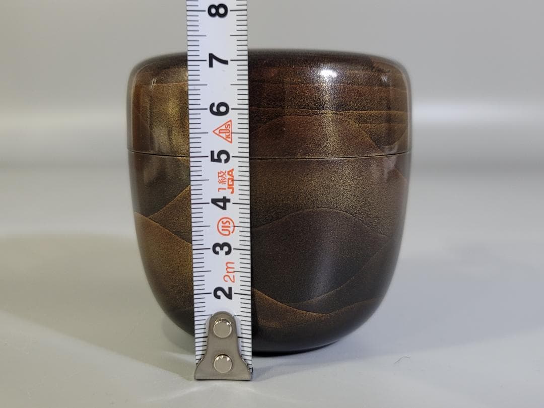 茶道具 遠山 蒔絵 棗 在銘 共箱