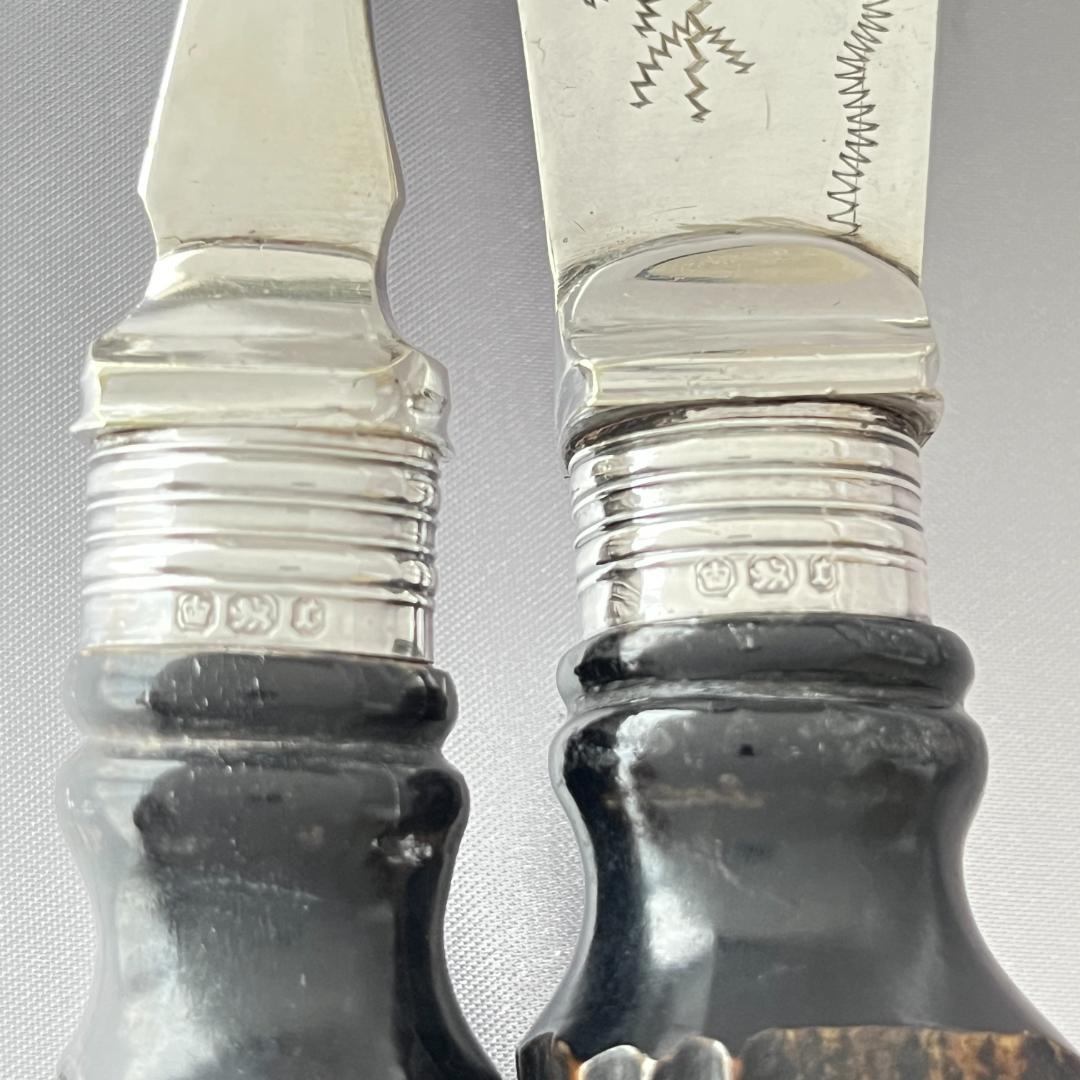 【Copper Brothers】【純銀継手】アントラーハンドルのサーバーセット