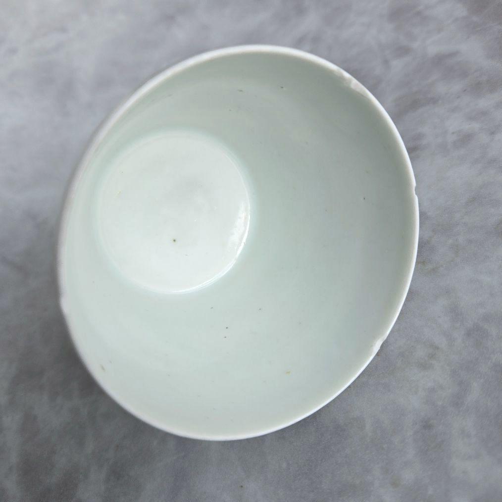 古伊万里　染付　猪口　向付　酸漿　アンティーク　骨董　覗き　江戸時代