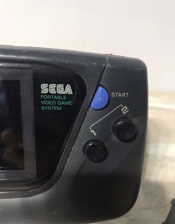レア！SEGA GAME GEAR カセット二個付き　ゲームギア　セガ　希少