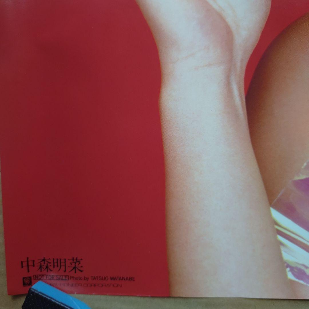 中森明菜／禁区 新品 特典ポスター 80年代当時物 レア シングル