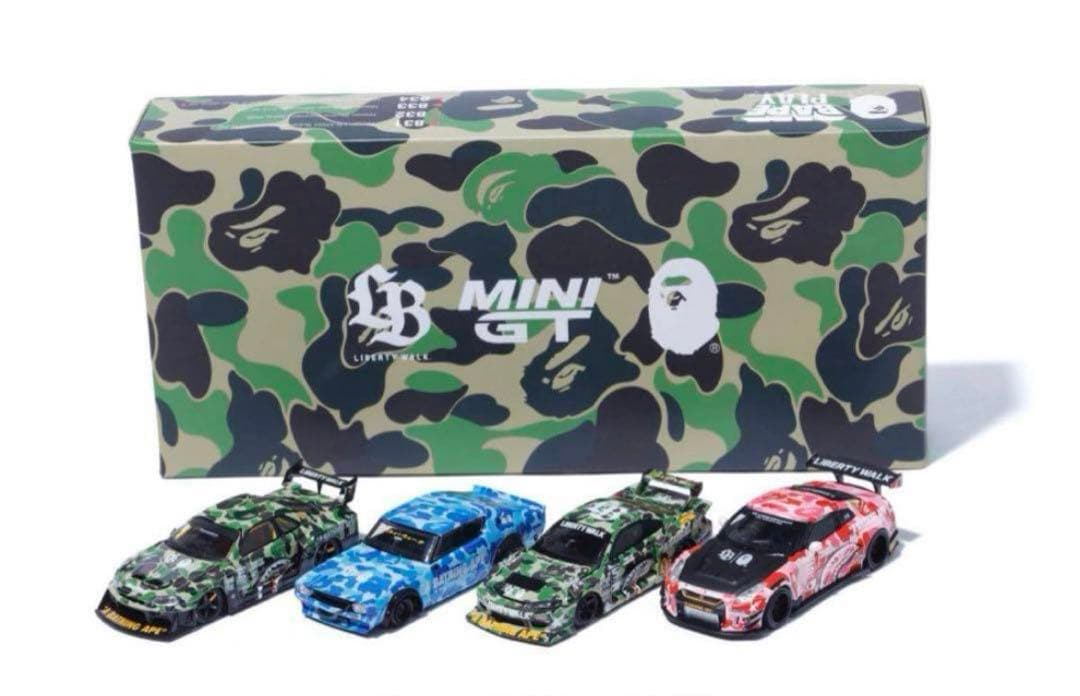BAPE LBWK NISSAN 1/64 4PCS SET 新品　入手困難