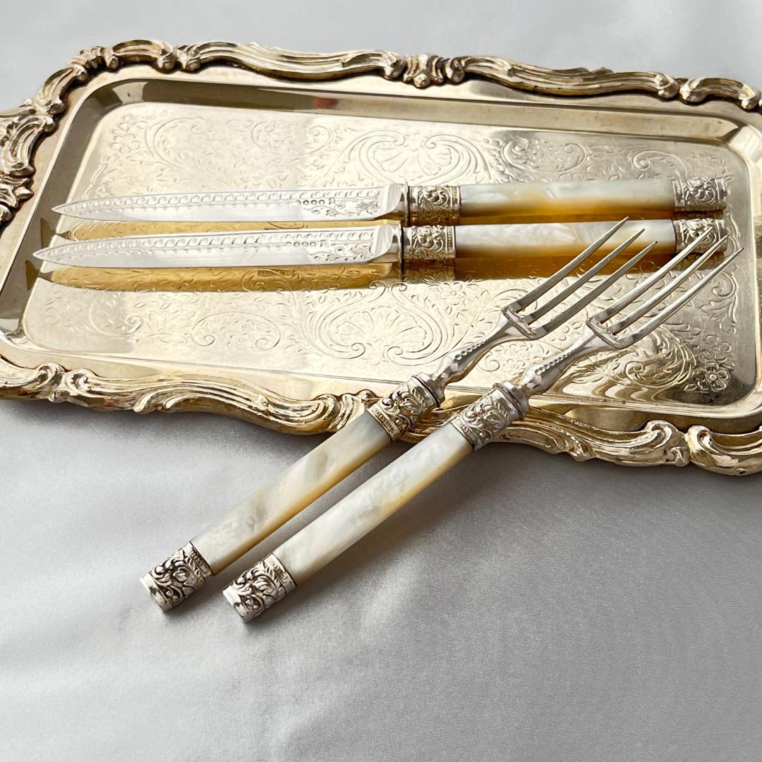 【 Allen & Darwin 】【白蝶貝】ビクトリアン デザート 4本