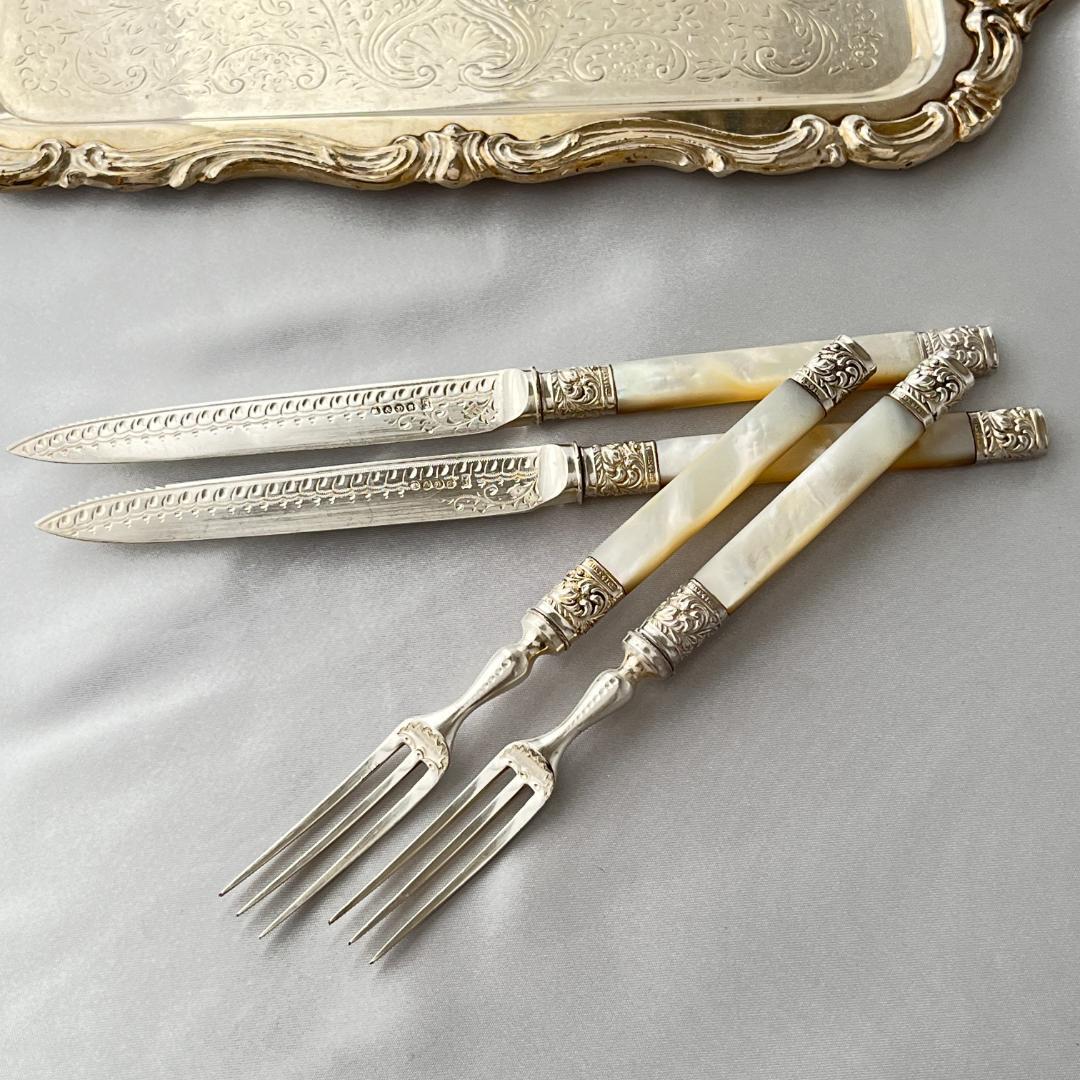 【 Allen & Darwin 】【白蝶貝】ビクトリアン デザート 4本