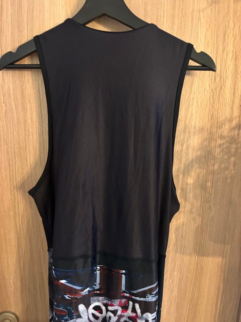 サイクルウェア　Pandani ビブタイツ　Lサイズ　裏起毛