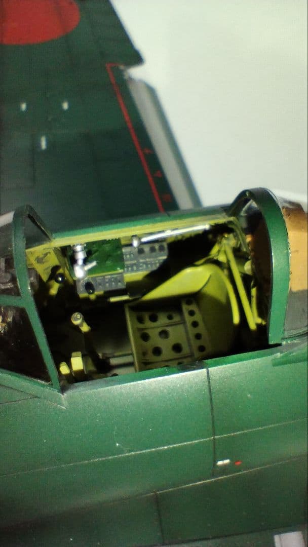 プラモデル完成機　1/32　川西　紫電改