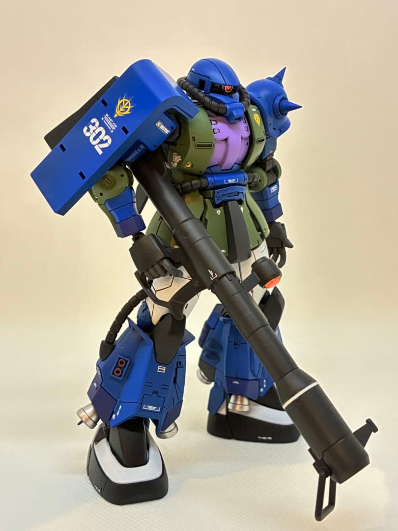 HGリックドム、高機動型ザク2 塗装改修済　完成品　ガンプラ