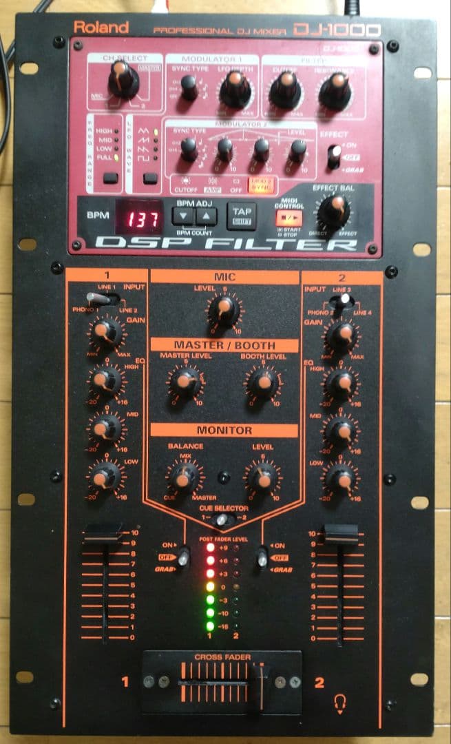 ROLAND DJ-1000 動作確認済み　送料込み　DJミキサー