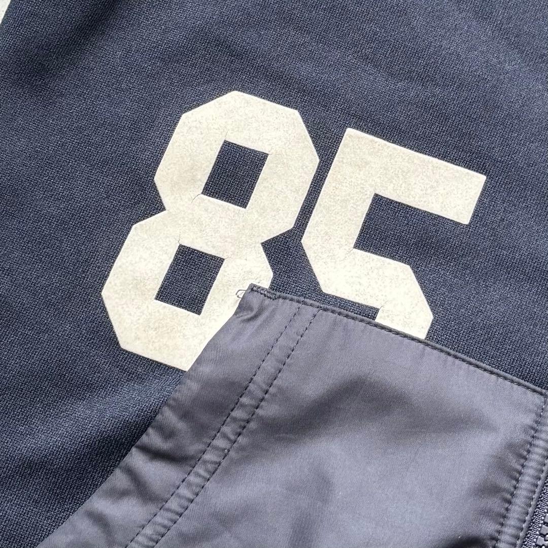 トミーヒルフィガーゴルフ ダブルジップ フード付き パーカー ロゴ S ネイビー