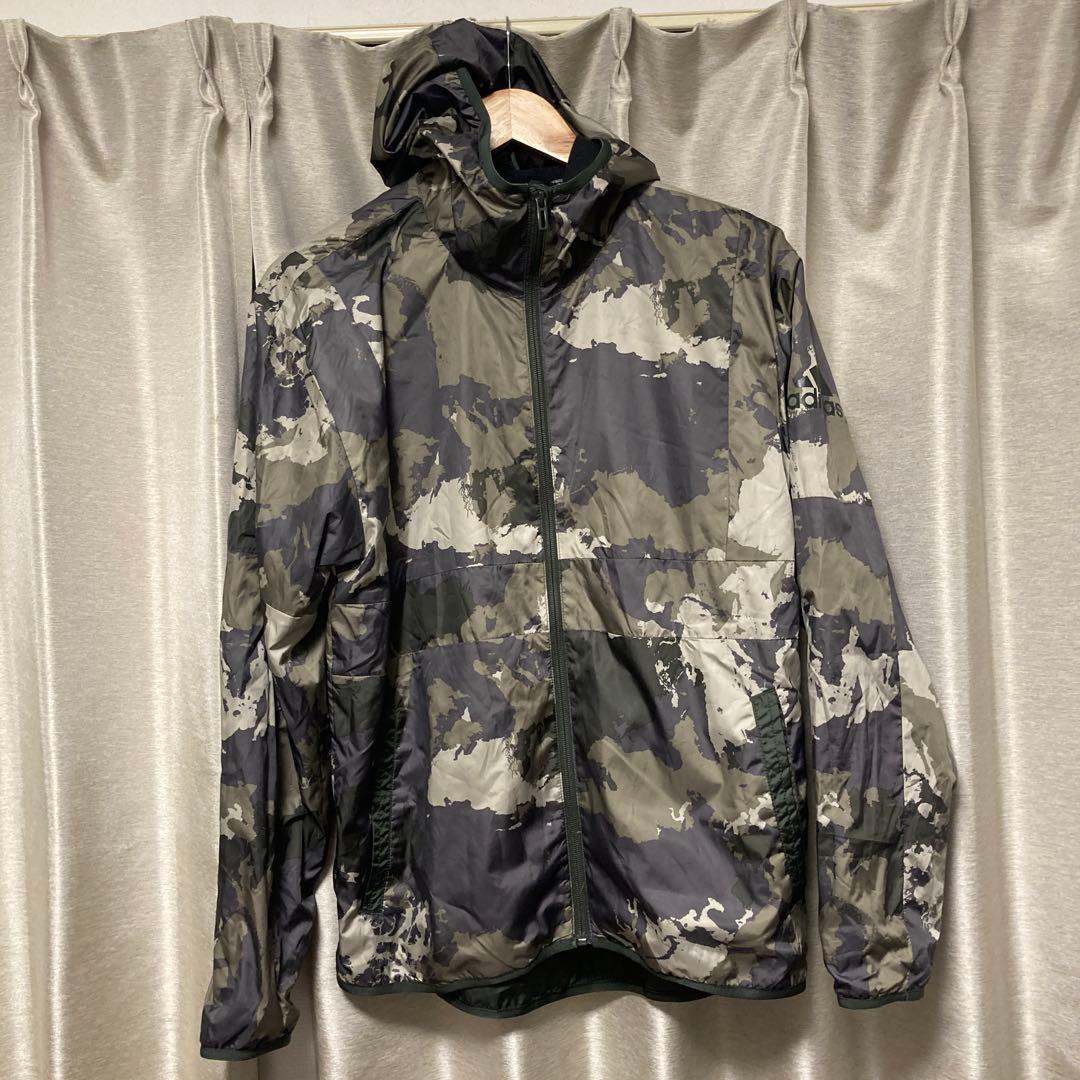 adidas ウインドブレーカー ピステ 練習着 カモ柄 迷彩
