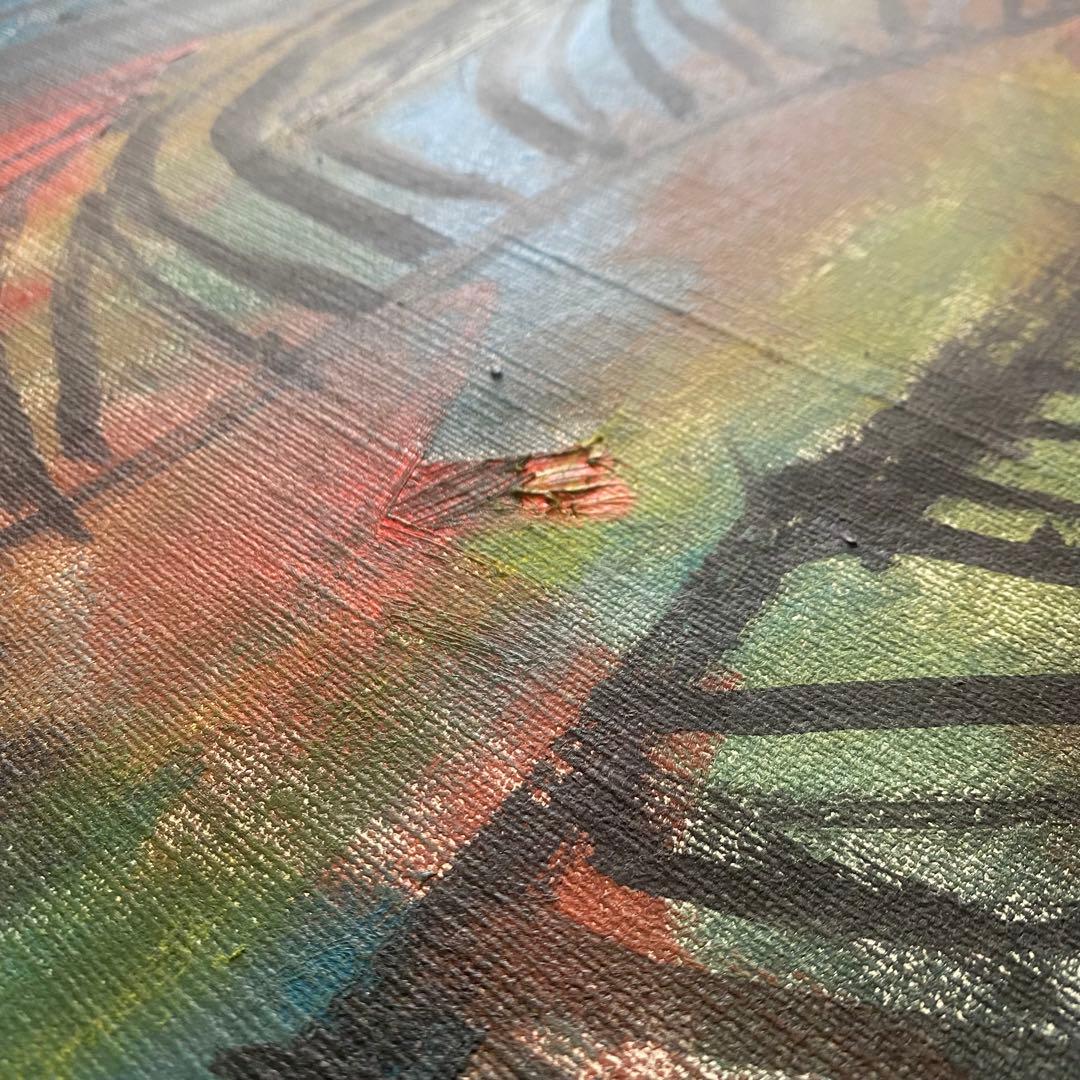 近藤晃美 油彩画 キャンバス 「キャベツ半玉」原画