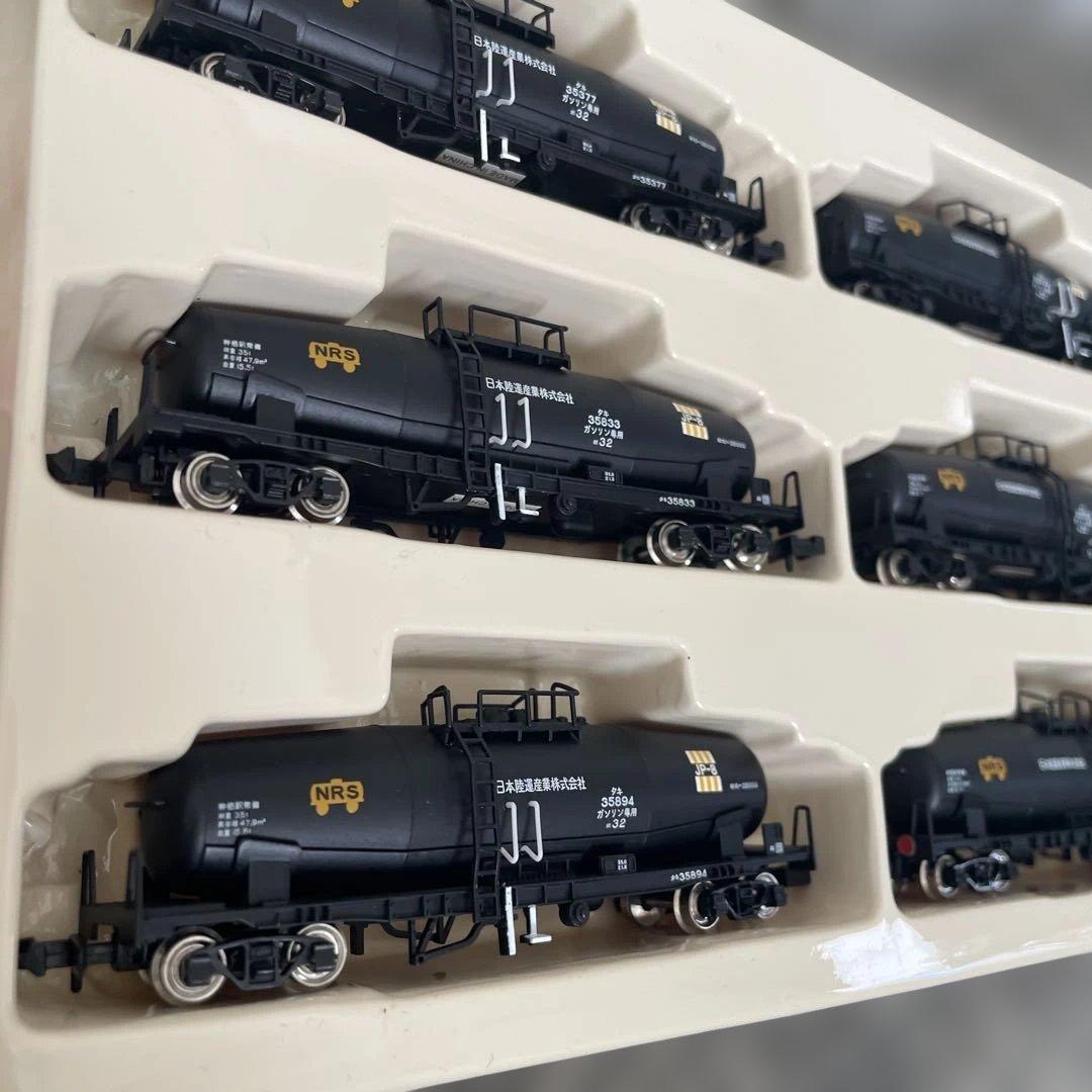 河合商会タキ35000JP-8ジェット燃料輸送用8両