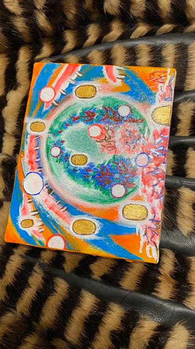 【アクリル画】商品名 小判伝説15 地球からのメッセージ　新品