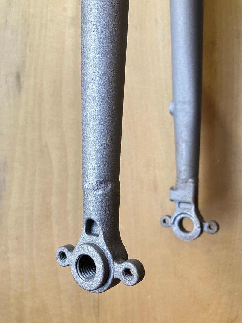 セグメントフォーク クロモリ