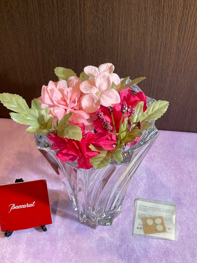 yoshi 　　　　　　　クリスタル バカラ花瓶