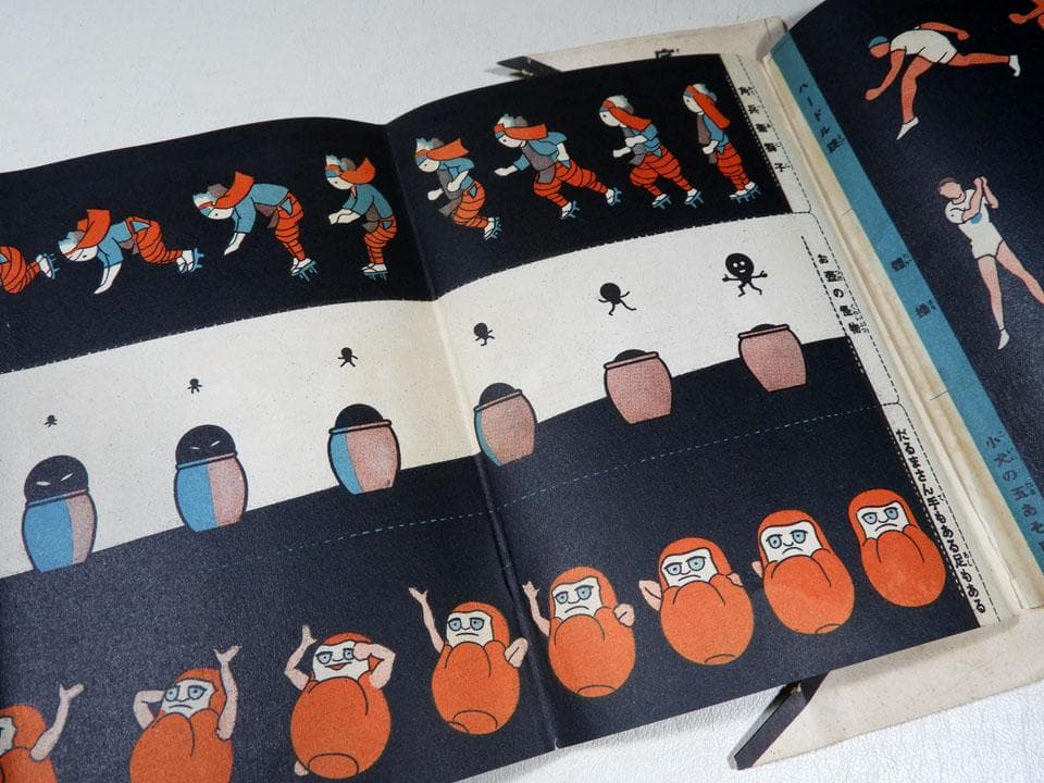 ●希少 少年倶楽部 付録 まはり活動 折本アニメーション 大正 昭和初期 連続絵