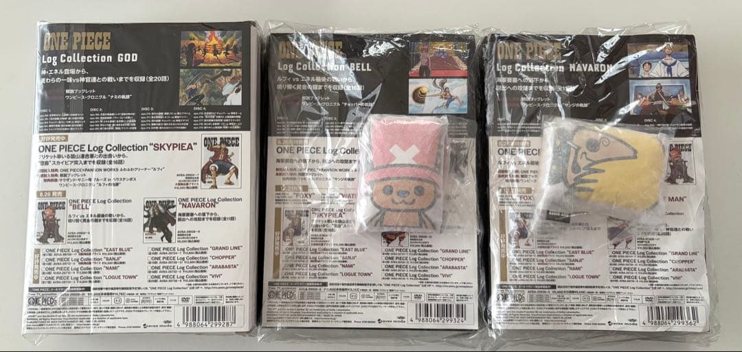 ONE PIECE Log Collection 購入特典付きDVD18巻セット