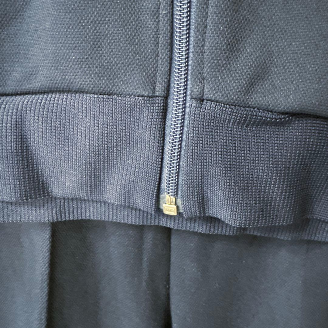 adidas アディダス 80s デサント製 ヴィンテージ ネイビー　ジャージ