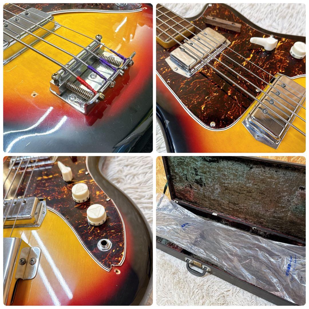 1960年代 GUYATONE/グヤトーン EB-7 ビザールベース 日本製