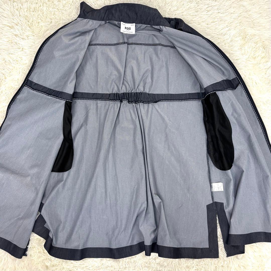 新品タグ付き！PGG パーリーゲイツ リサイクルポリデニムストレッチコート M