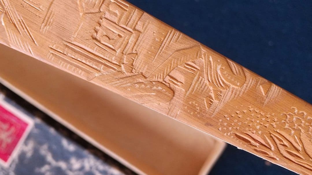 子安刻？ 扇子C 画家不明 中国 舒蓮記監製 頂布五層