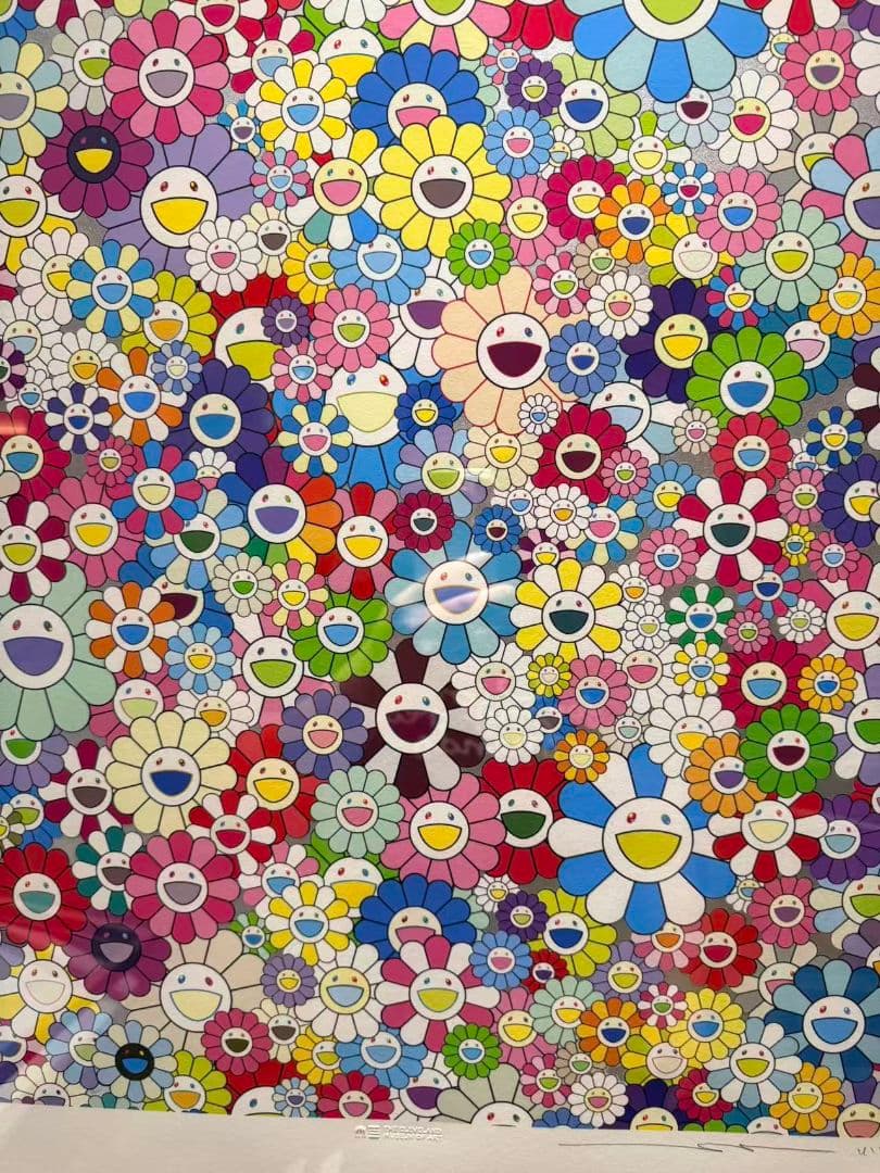 村上隆 2025年 版画 Flowers large 300限定