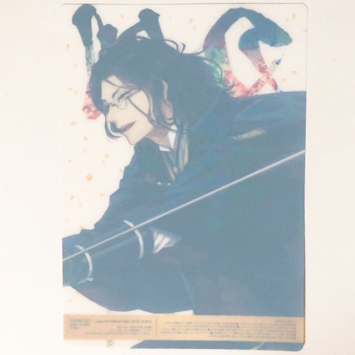 新品★刀剣乱舞【肥前忠広＆南海太郎朝尊】ファミマ★5周年★クリアポスター★セット