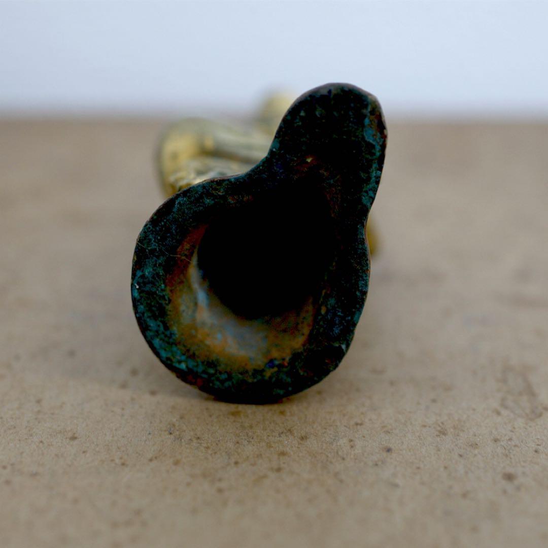 時代物 朝鲜 李朝 金銅仏 仏像 半跏思惟像 弥勒菩薩 仏教美術