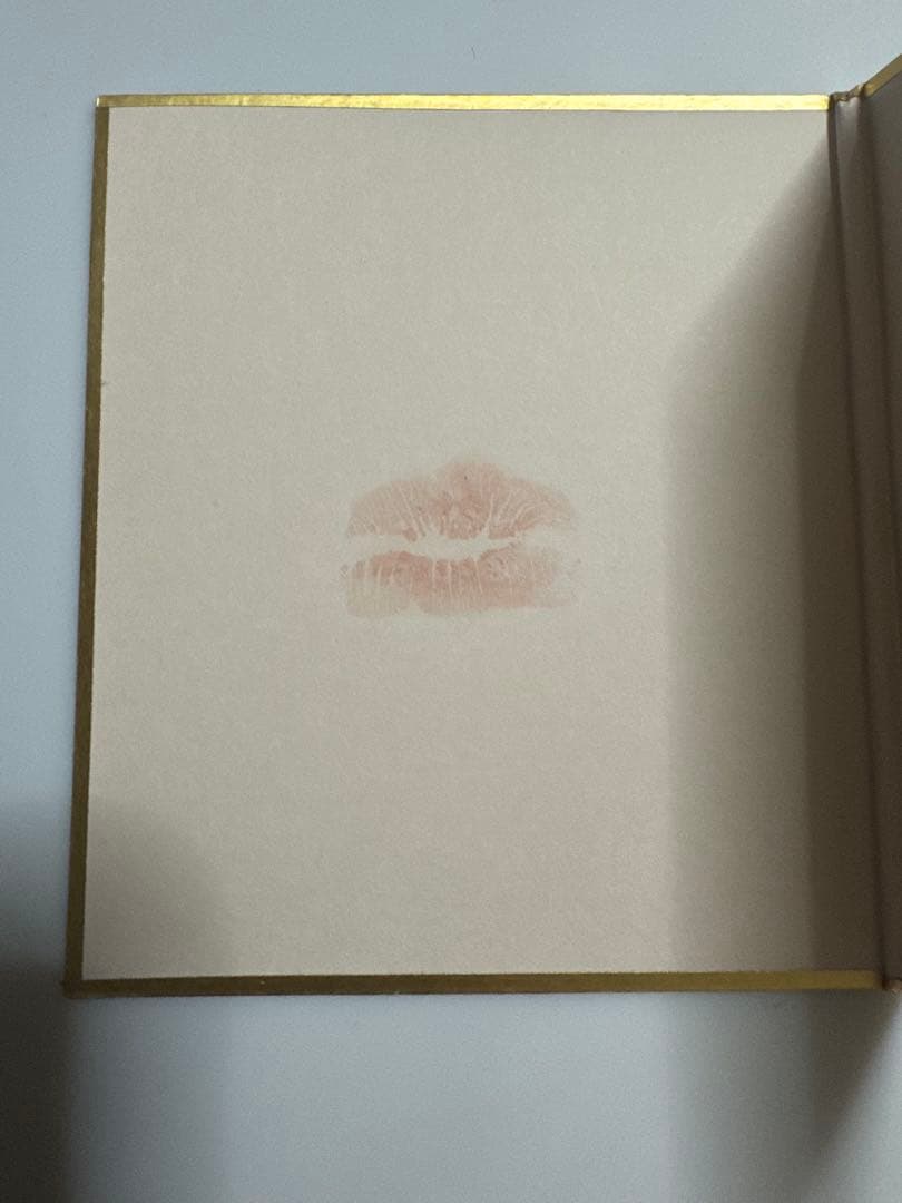 天使もえ　キスマーク付き直筆サイン入り色紙　AV女優　セクシー女優　年代物激レア