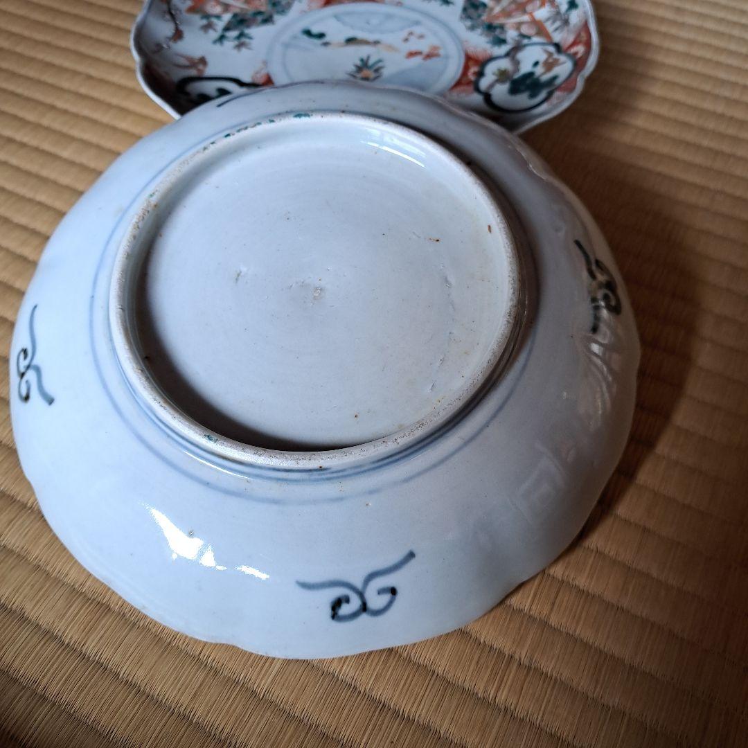 明治から昭和初期の伊万里焼皿５枚組