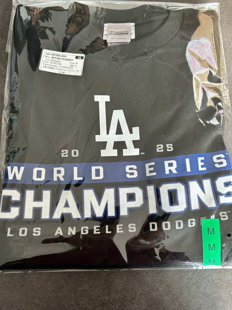 ロサンゼルス・ドジャース 2025年 ワールドシリーズ Tシャツ