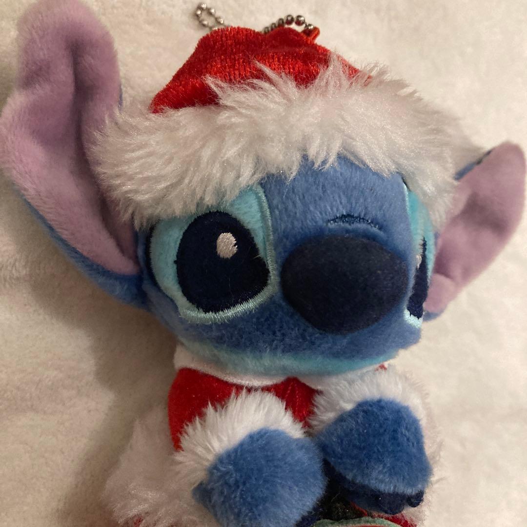 レア　スティッチ スクランプ ぬいぐるみバッジ クリスマス