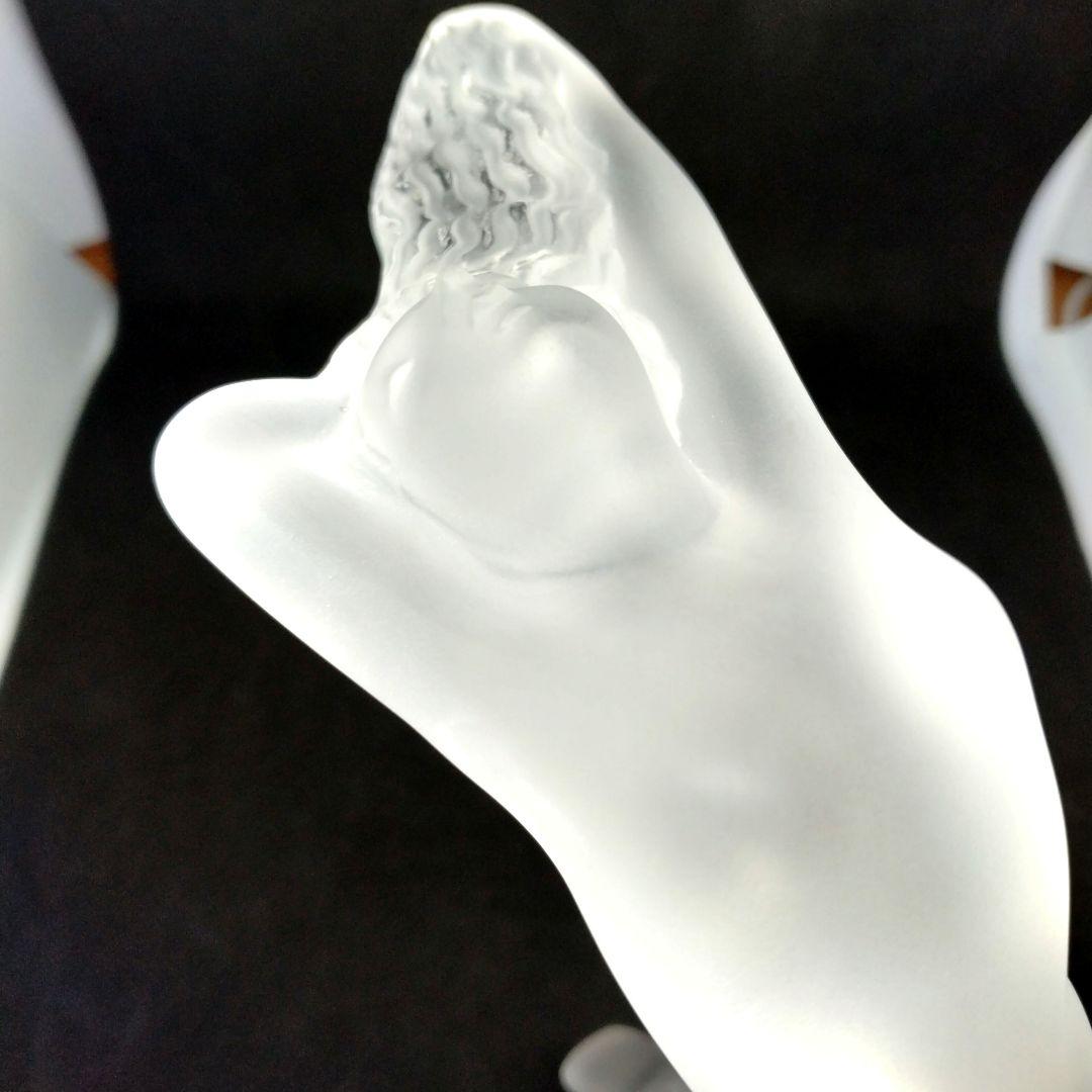 新品LALIQUEラリック裸婦像クリシスラジエターキャップカーマスコットバカラ