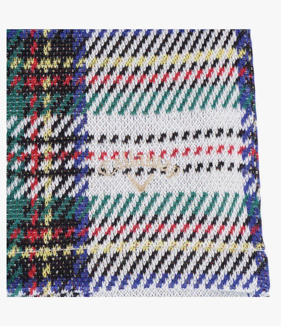 ３点セット【新品】キャロウェイ ホワイト フリース ニット スカート ハイネック