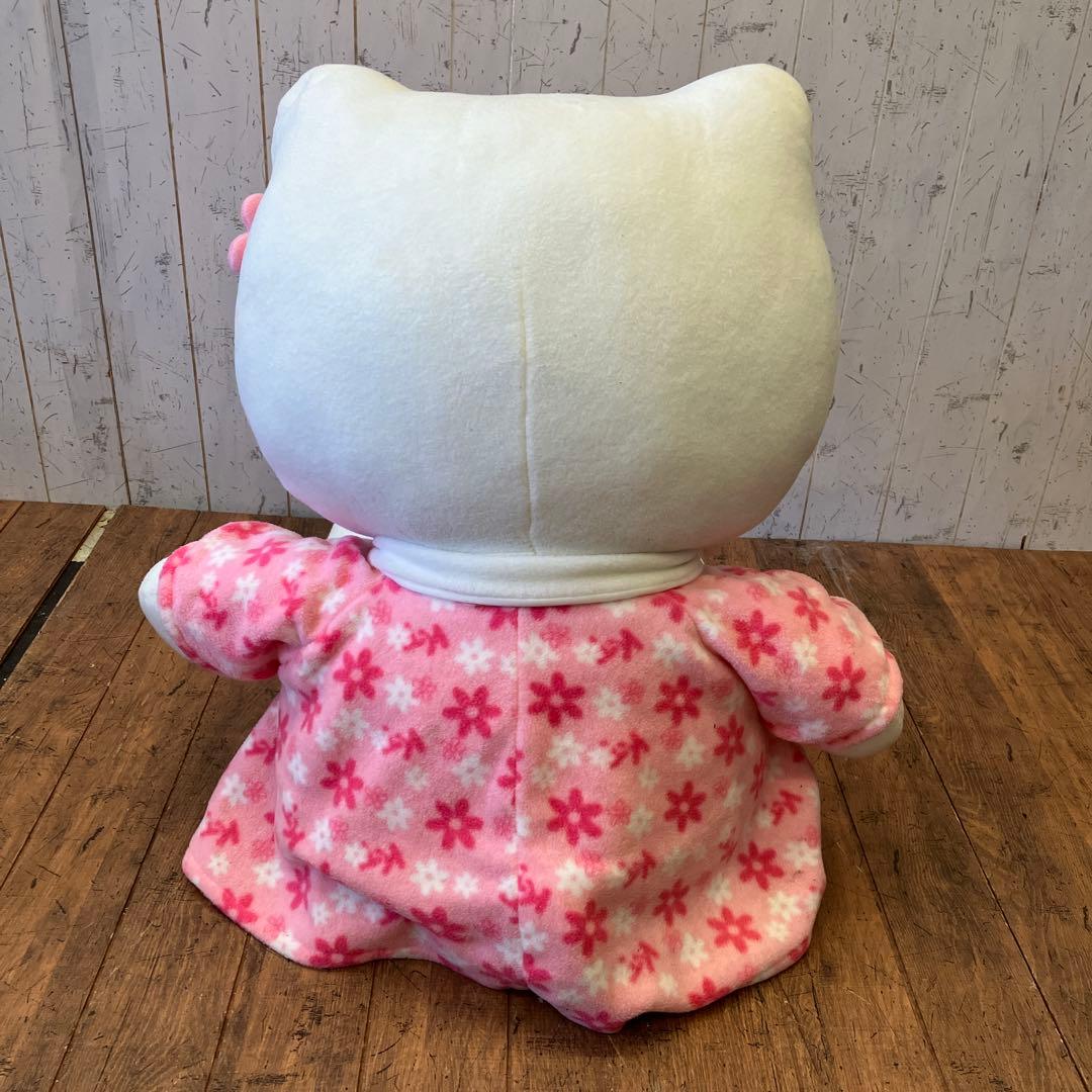 サンリオ ハローキティ キティちゃん ぬいぐるみ グッショ ビック 大型 花柄