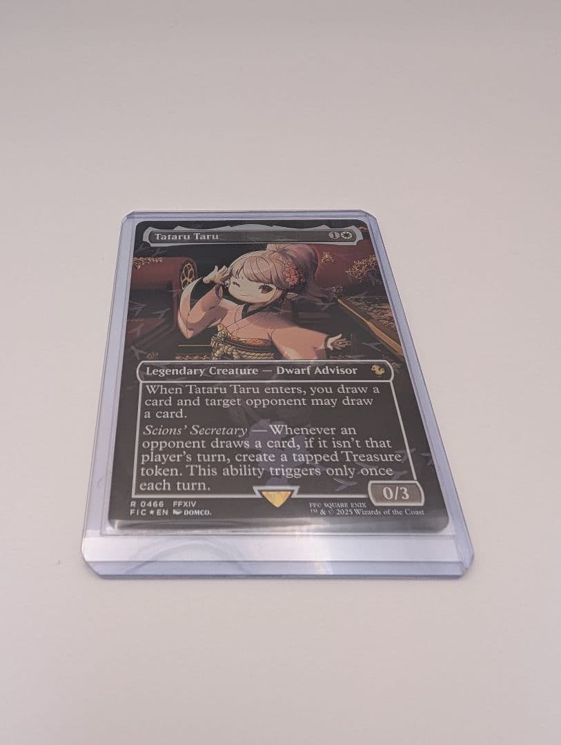 FOIL MTG 英語 タタル・タル 全面アート版・チョコボトラック仕様