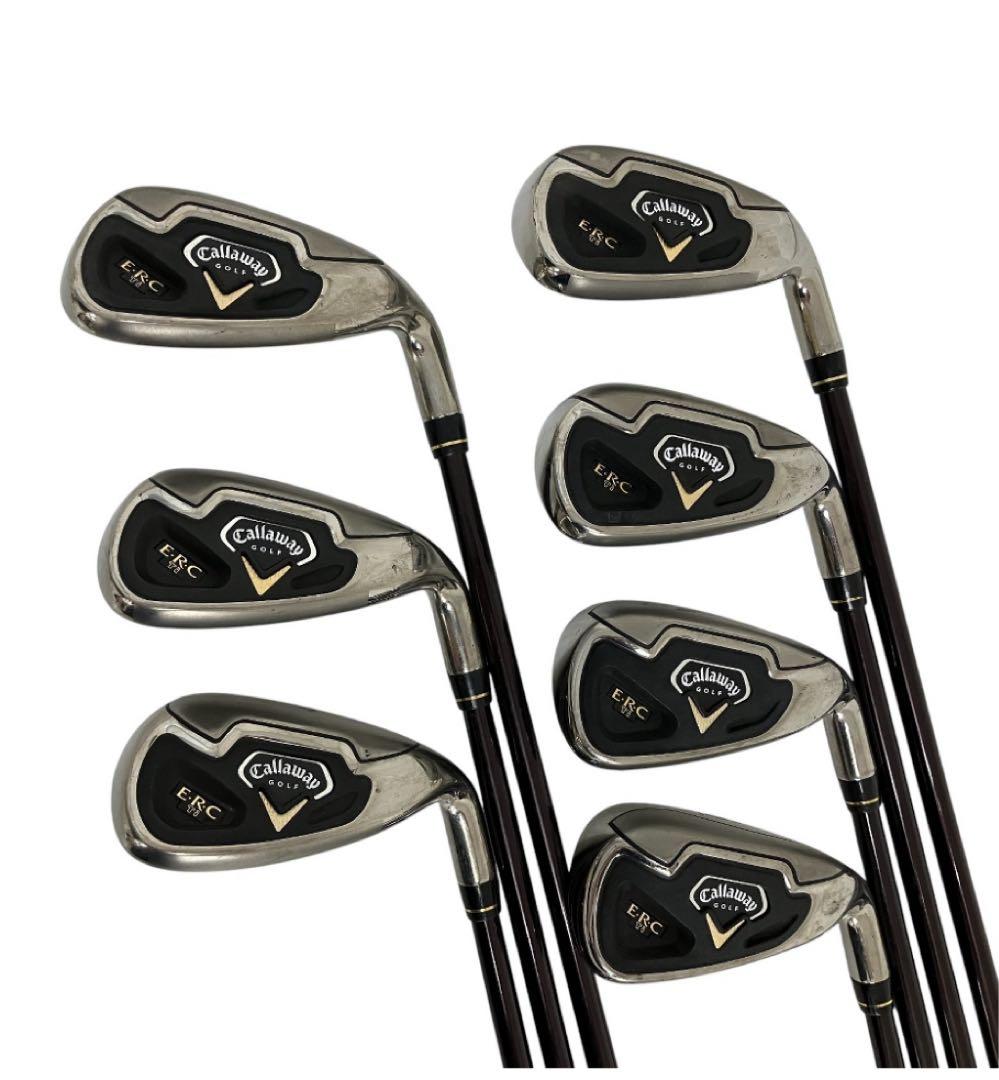 稀少！レディース！Callaway E.R.C Ti チタンアイアン 7本セット