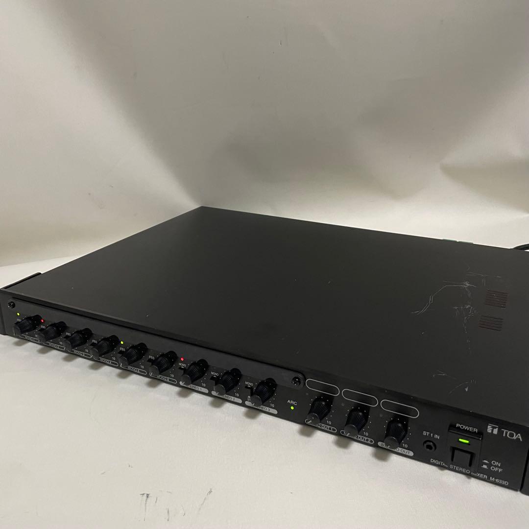 完動品 TOA デジタルステレオミキサー M-633D