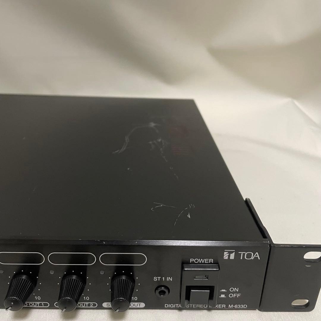 完動品 TOA デジタルステレオミキサー M-633D