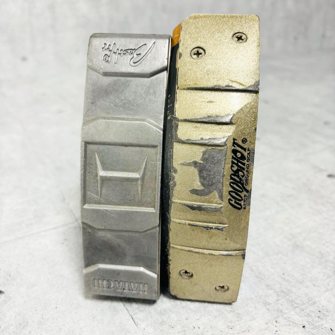 グラウンドゴルフ クラブ 2本セット アシックス ハタチ クラブバッグ付き