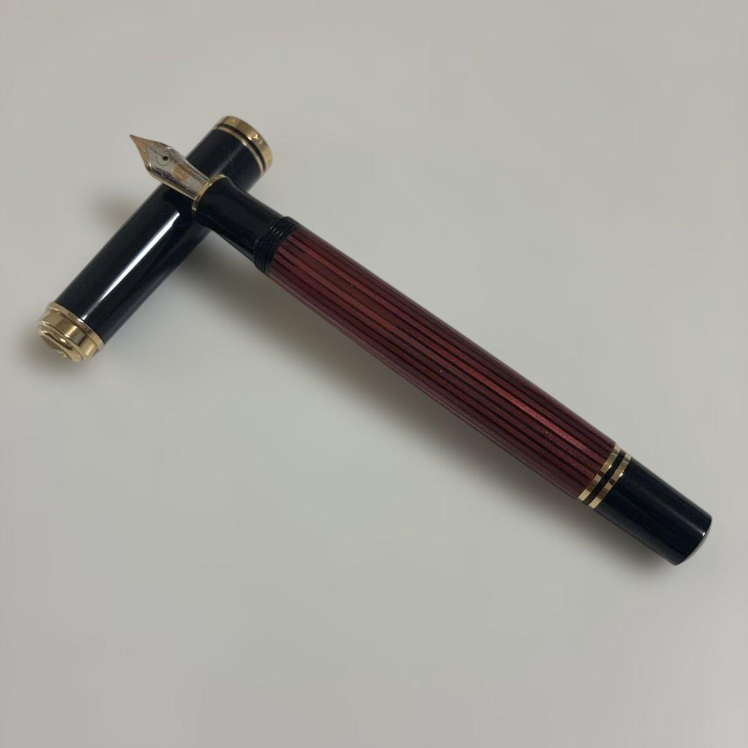 ペリカン スーベレーン M400 レッドストライプ　EF