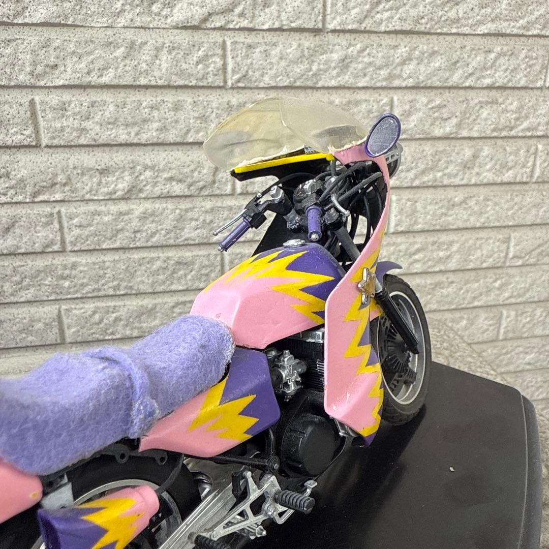 俺のマシン　CBX400F当時物　旧車會　暴走族　ロケット　3段シート　1/12