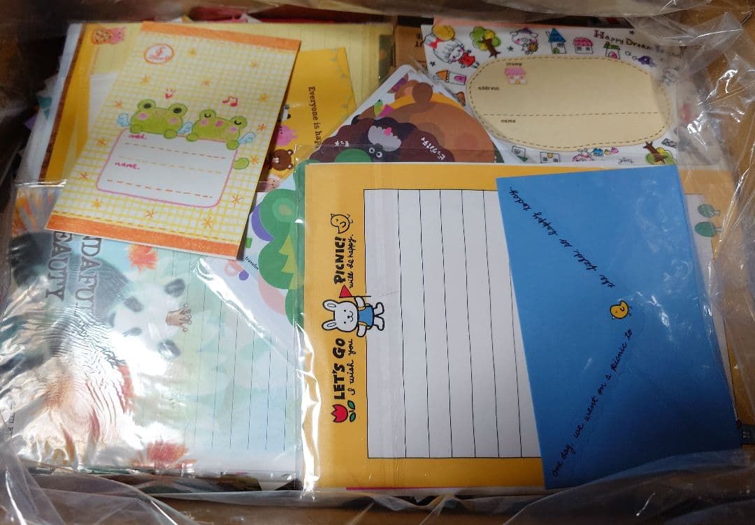 紙モノ　大量　まとめ売り　バラメモ　レターセット　平成レトロ　ファンシー系他