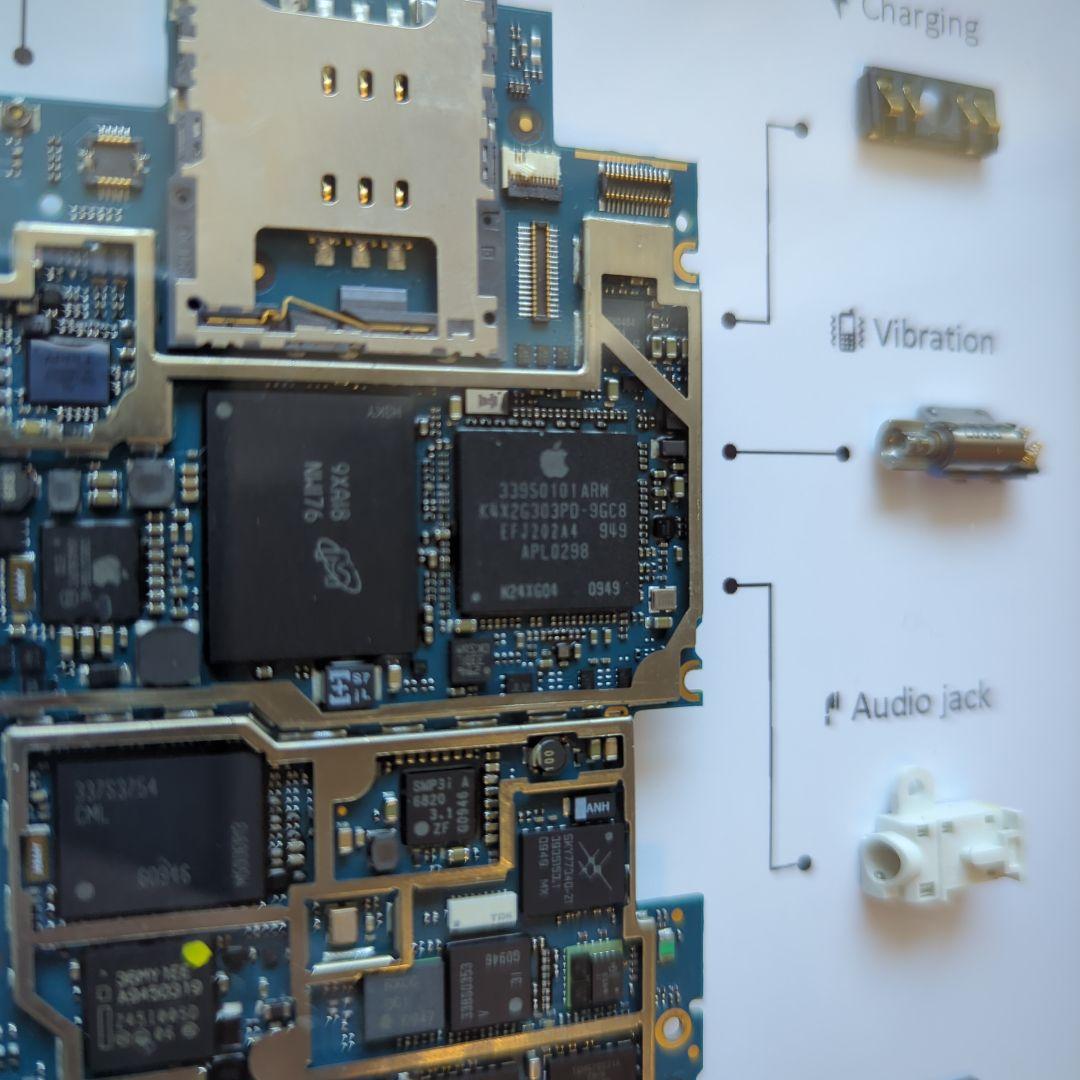 iPhone3GS 標本アート ホワイト