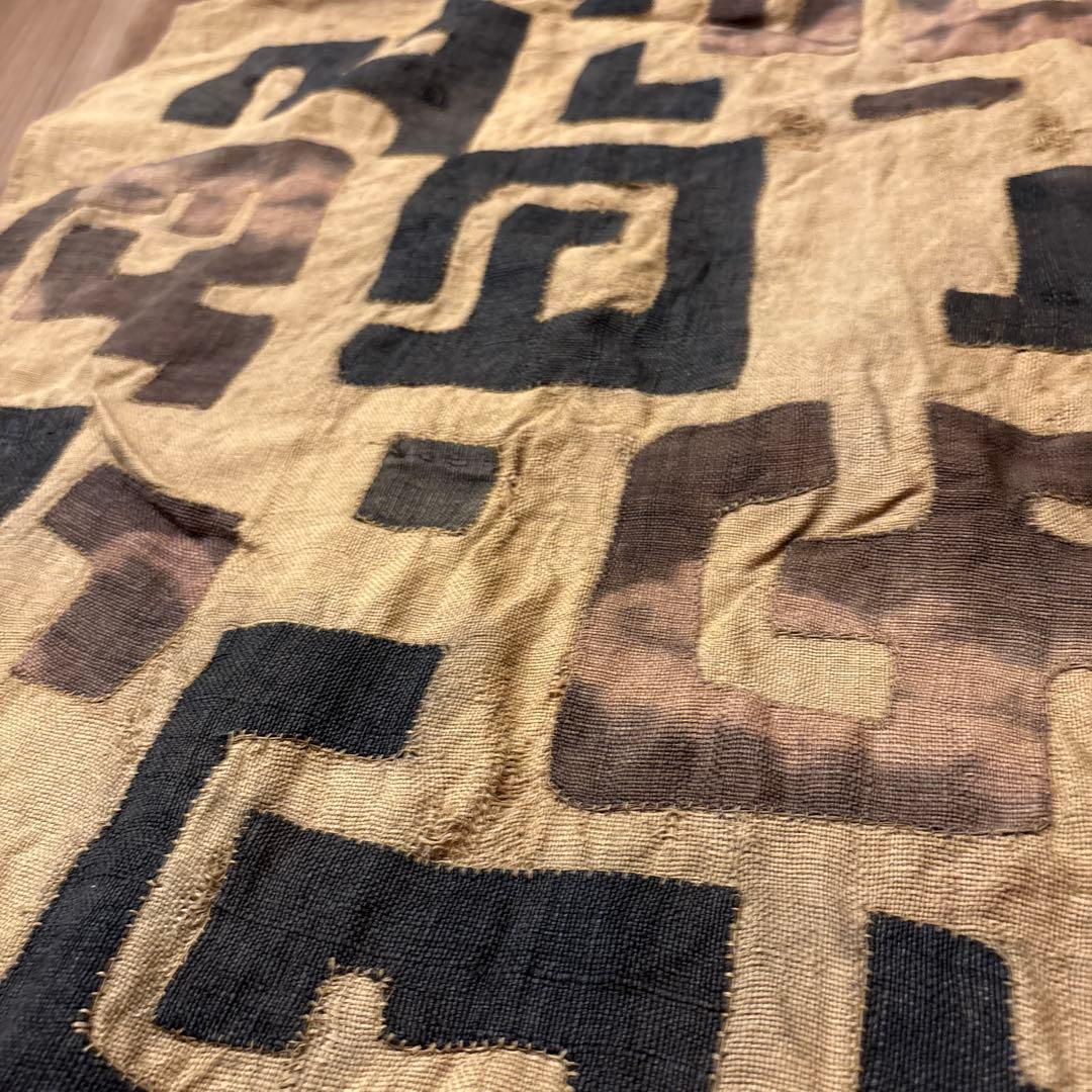 アフリカ幾何学模様のパッチワーク布