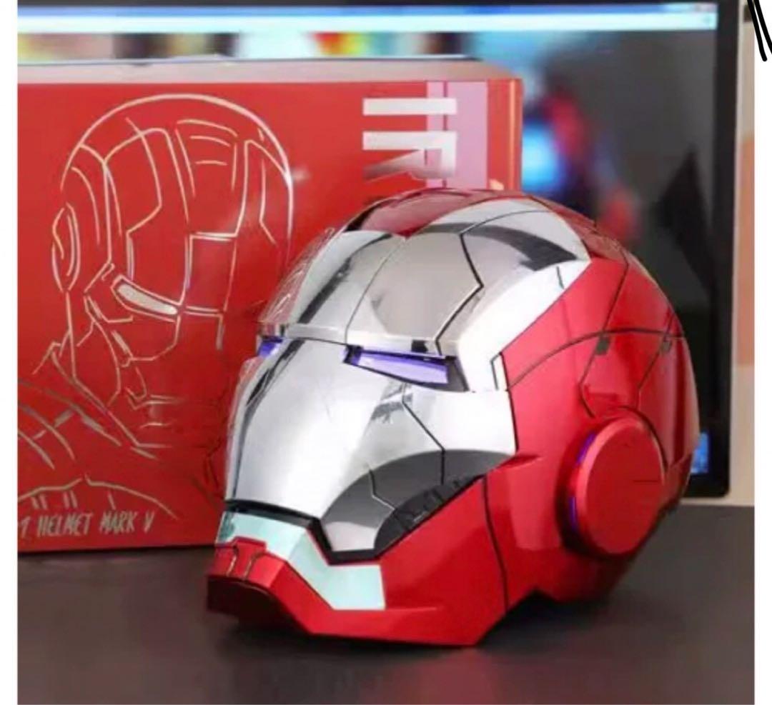 新品AUTOKINGアイアンマン マーク5 MK5 マスク 銀