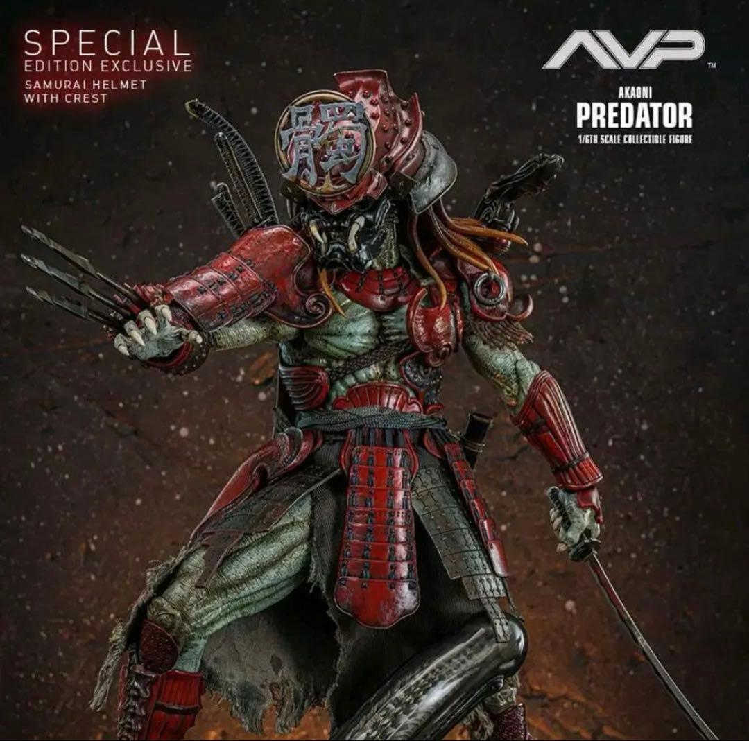 ホットトイズ 1/6 赤鬼サムライ プレデター ボーナス付き 開封品