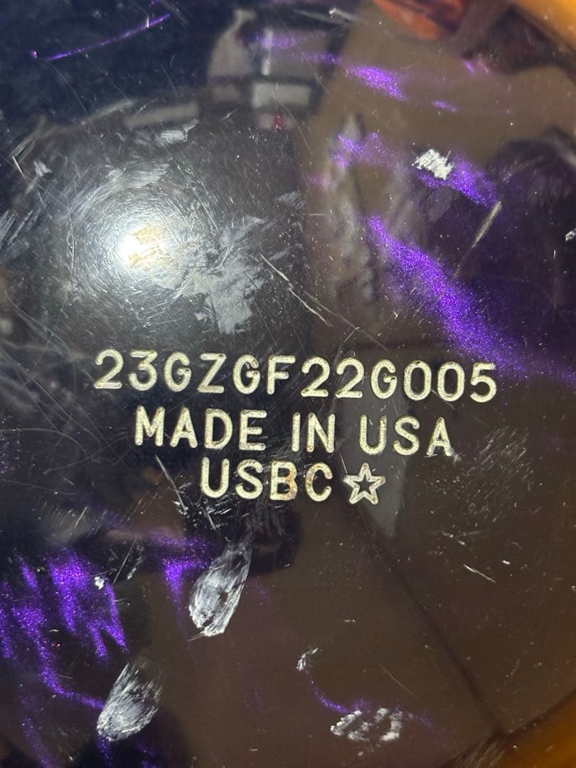 ボウリング　ボール　ゼンゴールドラベル 14p