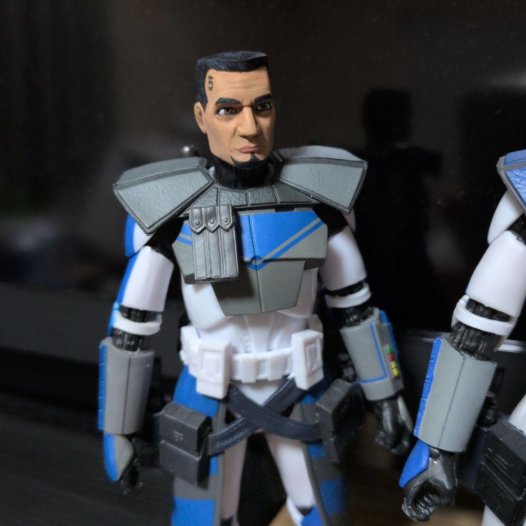 スターウォーズ　アークトルーパー　クローンウォーズアニメフェイス　カスタム　３体